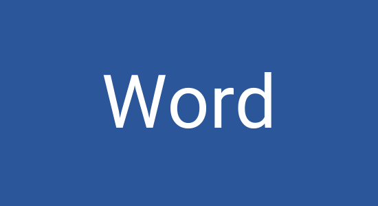 Microsoft Word