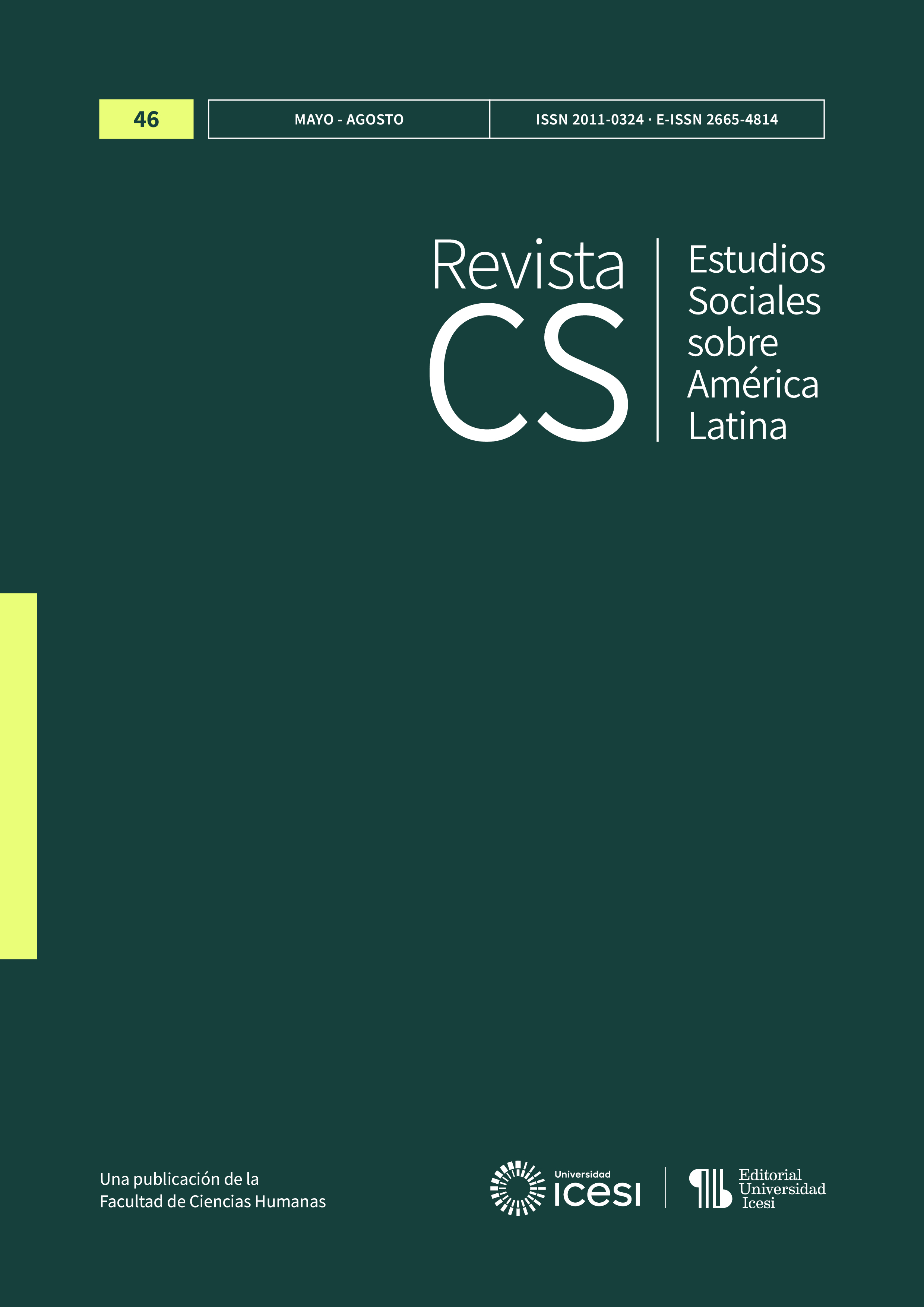 					View No. 46 (2025): No. 46, Mayo-Agosto (2025): Tema libre
				